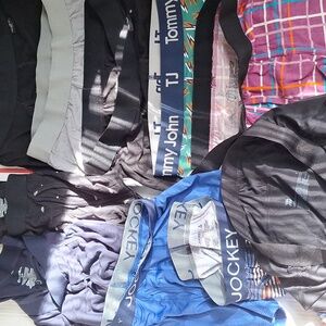 10pc Bundle Lot Boxer Briefs Underwear Jockey Tommy John Goodfellow Orignal Use
